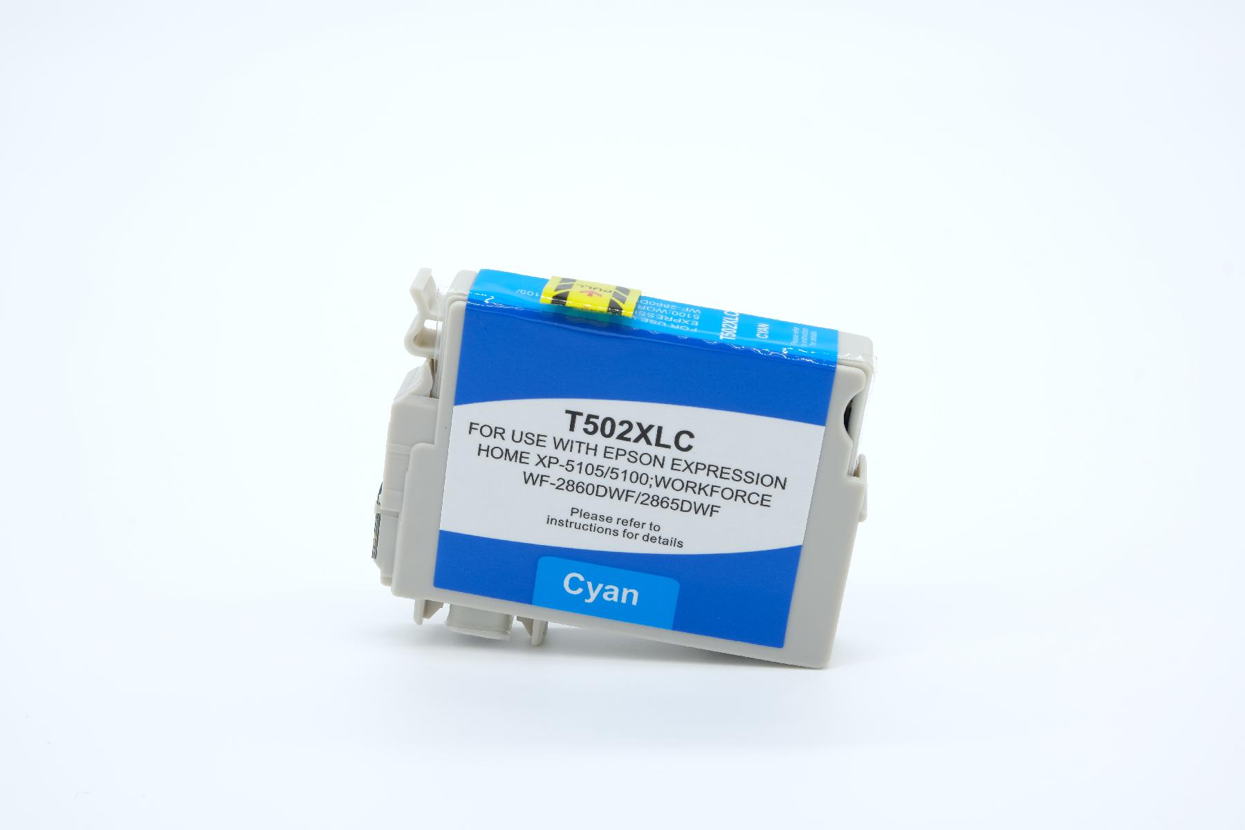 T502XLC alternativ Tinte Cyan für Epson / C13T02W24010 / 6,4ml T502XLC alternativ Tinte Cyan für Epson / C13T02W24010 / 6,4ml