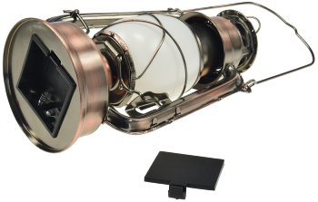 LED Camping Laterne "CT-CL Copper" / ØxH 12x23,5cm, 4x AA, warmweiß, dimmbar