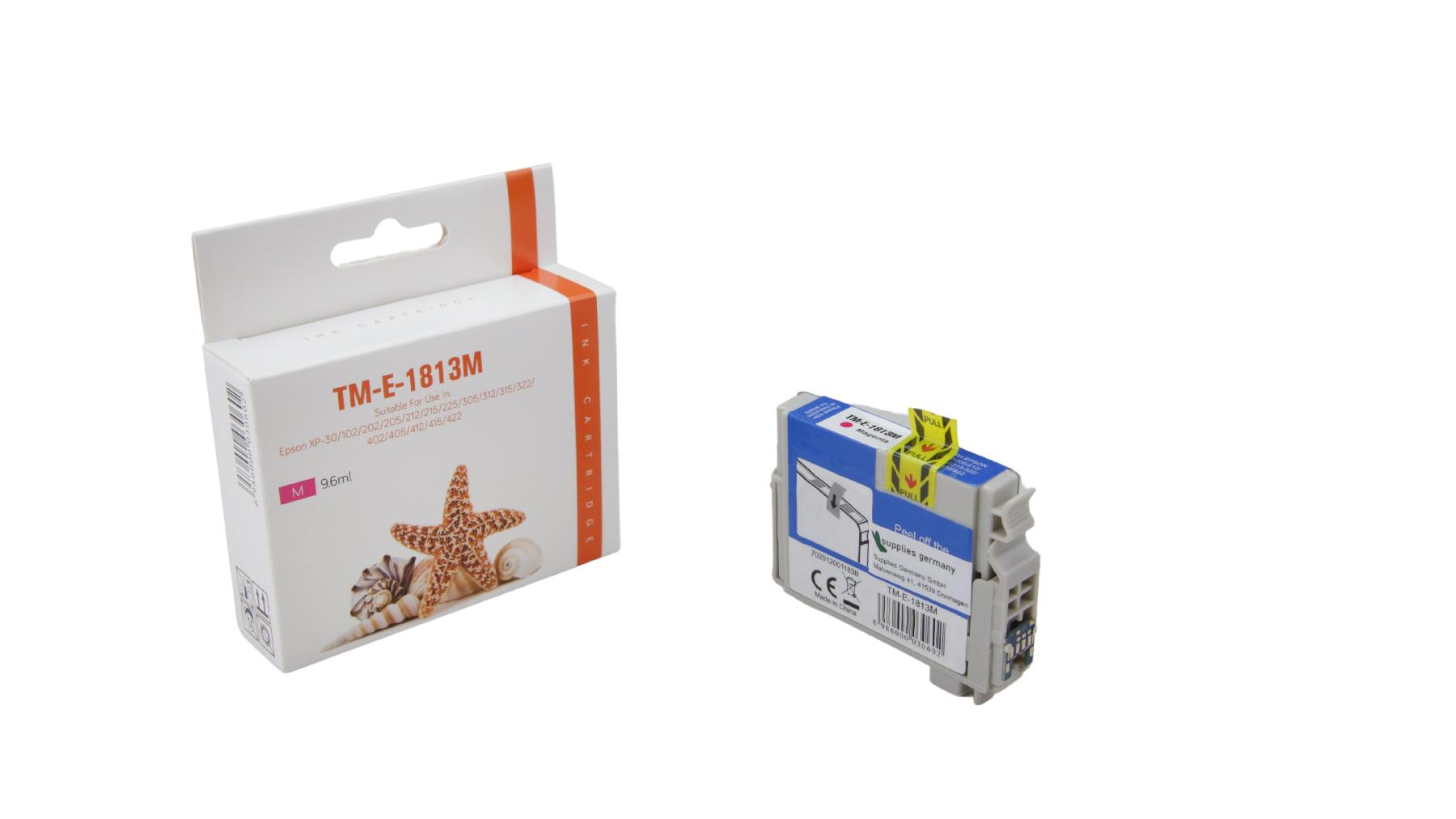 T1813XL alternativ Seestern Tinte Magenta für / C13T18134010 / 9,6ml T1813XL alternativ Seestern Tinte Magenta für / C13T18134010 / 9,6ml