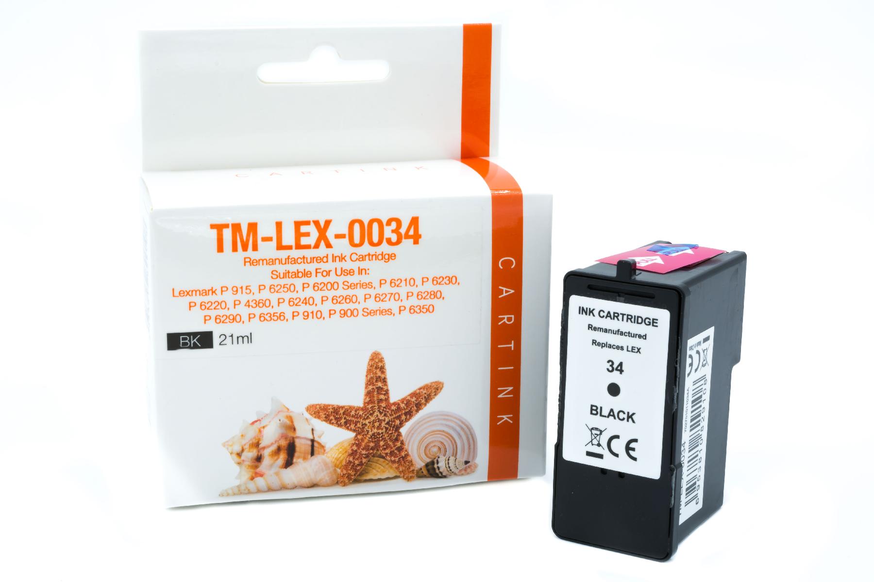 0034 Refill Tinte black für Lexmark / 18CX032 /18C0034E / 21 0034 Refill Tinte black für Lexmark / 18CX032 /18C0034E / 21