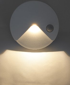 LED Treppenlicht mit Bewegungsmelder, Akkubetrieb, warmweiß, slim: 14mm flach