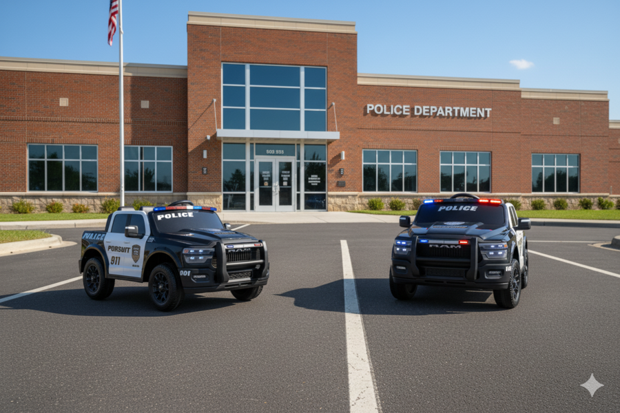 Kinderfahrzeug Polizei Dodge RAM 2500 "Rebel" 24V