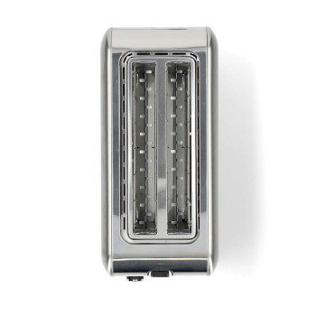 Toaster | 2 Lange Schlitze | Bräunungsstufen: 7 | Auftaufunktion | Aluminium / Silber