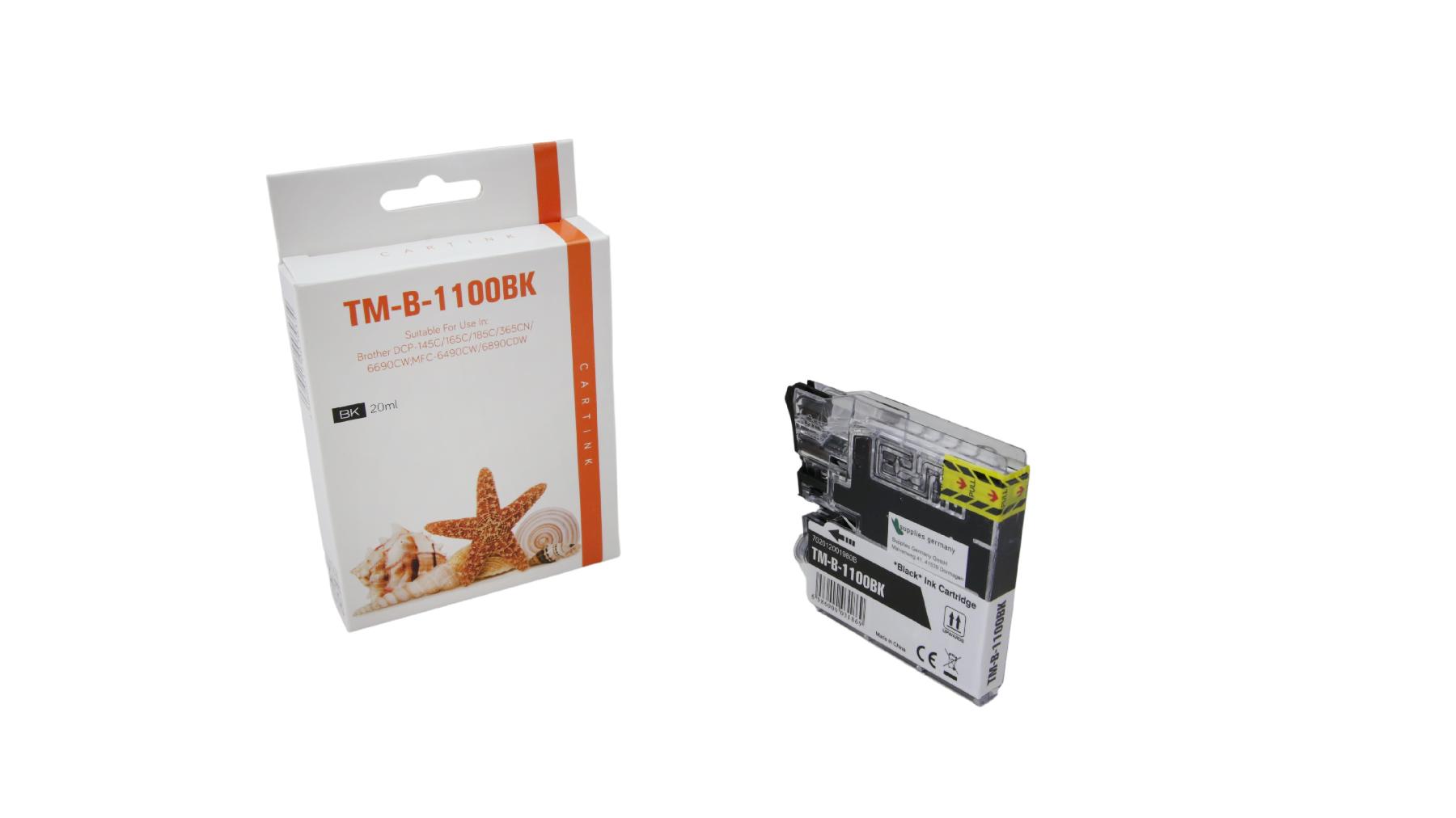 LC980/1100schwarz alternativ Seestern Tinte schwarz / LC1100schwarz / 20ml LC980/1100schwarz alternativ Seestern Tinte schwarz / LC1100schwarz / 20ml