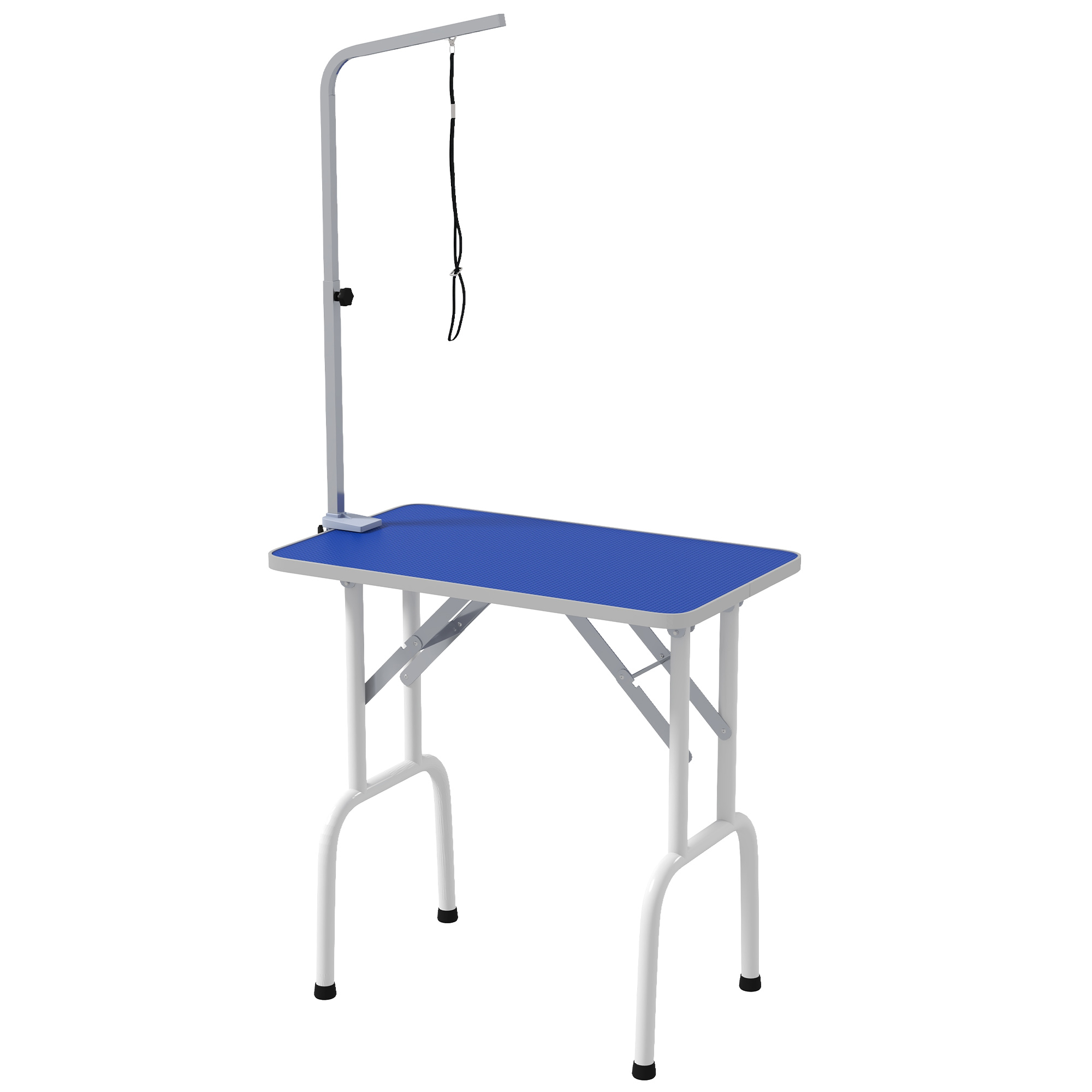 Haustier-Pflegetisch, zum Frisieren, Bürsten, Waschen von Haustieren, Metall, Blau Haustier-Pflegetisch, zum Frisieren, Bürsten, Waschen von Haustieren, Metall, Blau