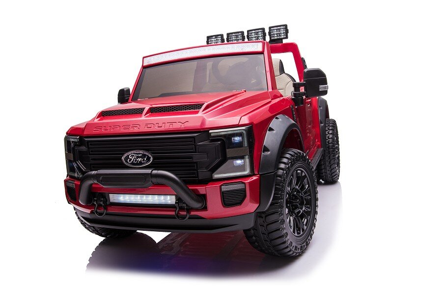 Kinderfahrzeug Ford Super Duty - rot - 12V-Version