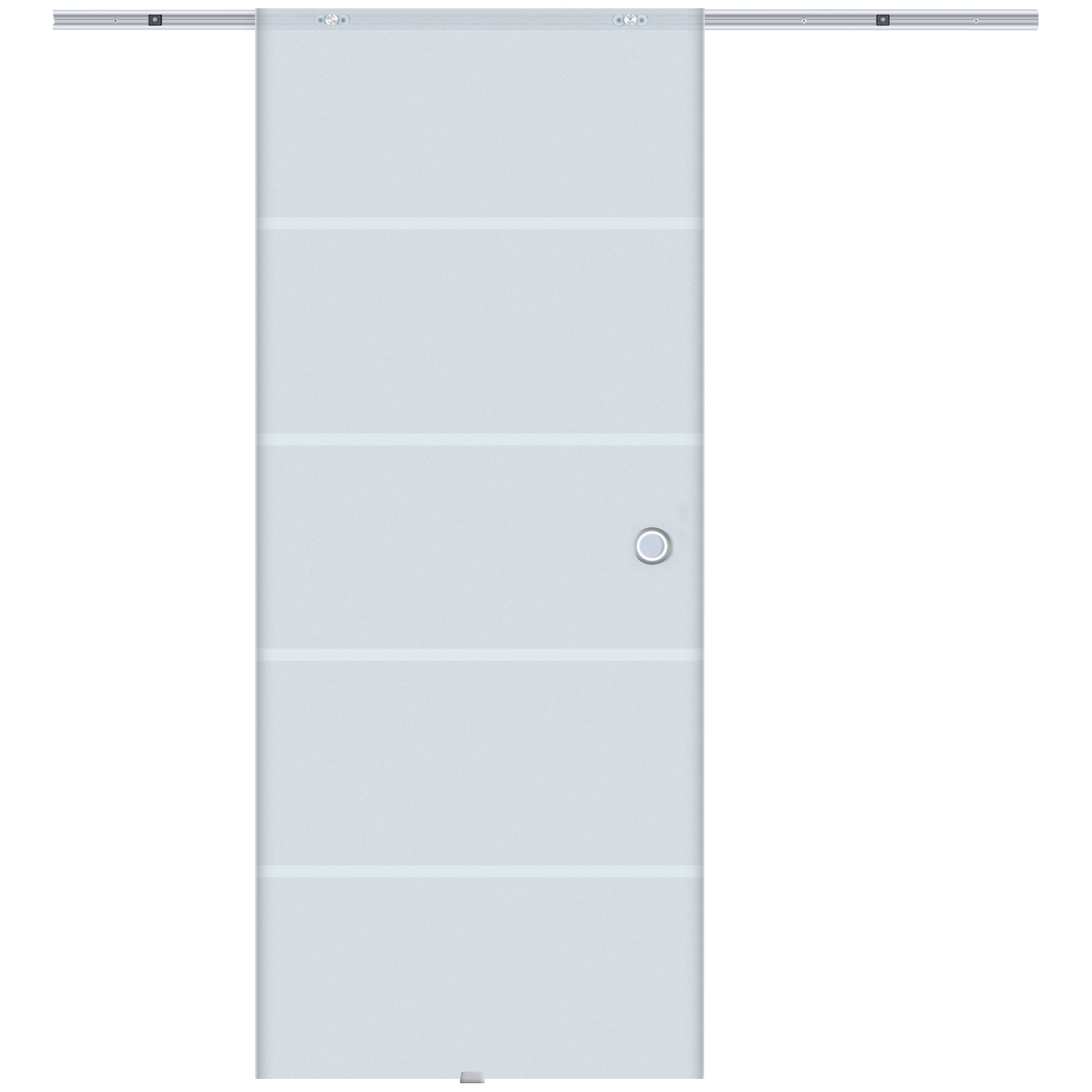 Glasschiebetür Schiebetür Glastür Zimmertür teilsatiniert 900 x 2050 mm Glasschiebetür Schiebetür Glastür Zimmertür teilsatiniert 900 x 2050 mm