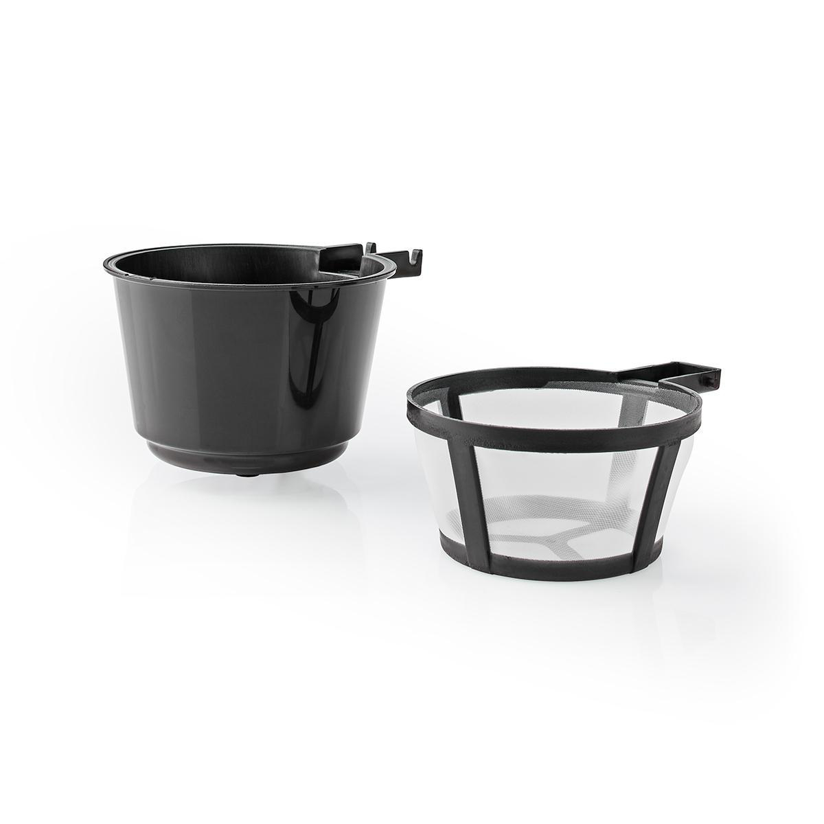 Kaffeemaschine | Filter Kaffee | 0.4 l | 1 Tassen | Timer einschalten | schwarz / Silber