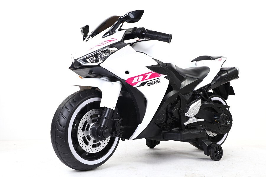 Kindermotorrad 888 - weiß