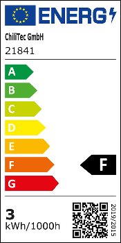 LED-Einbauleuchte "Flat-26" warmweiß, 80x26mm, 3W, 370lm, Edelstahl gebürstet