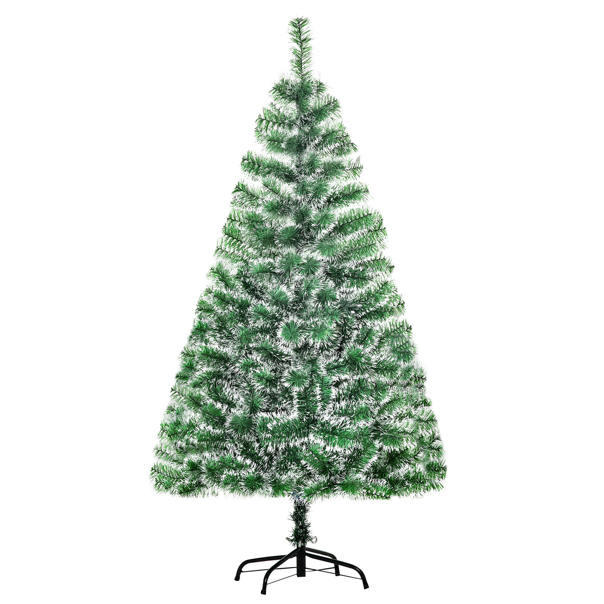 Künstlicher Weihnachtsbaum 1,5 m Christbaum Tannenbaum 416 Äste Metallfuß PET Grün Weihnachtsbaum 1,5 m Christbaum Tannenbaum 416 Äste Metallfuß PET Grün