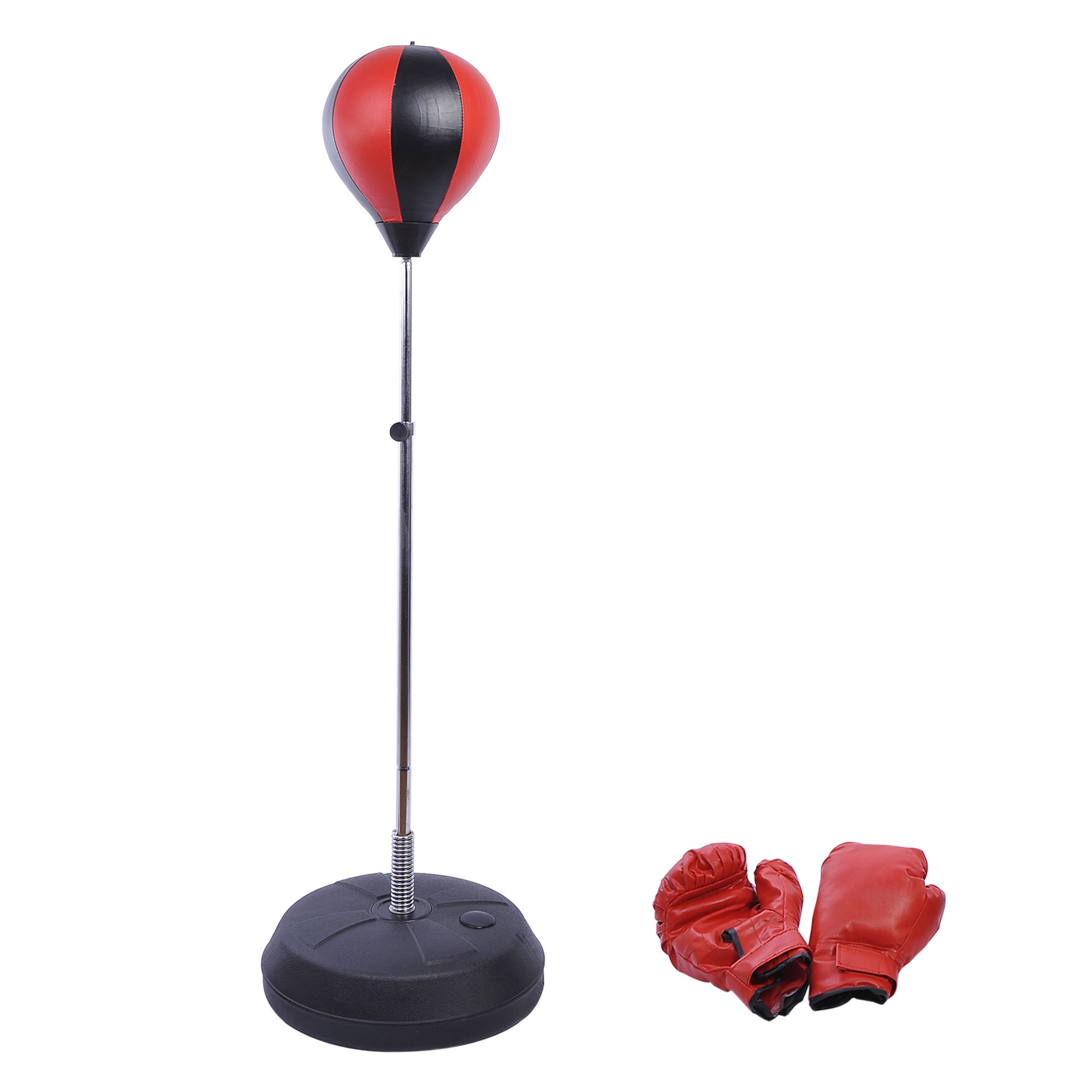 Punchingball Set Standbox Training Set 125/131/138/145cm höhenverstellbar mit 1 paar Handschuhe 1 Pump Geeignet für Profis und Anfänger Rot Punchingball Set Standbox Training Set 125/131/138/145cm höhenverstellbar mit 1 paar Handschuhe 1 Pump Geeignet für Profis und Anfänger Rot