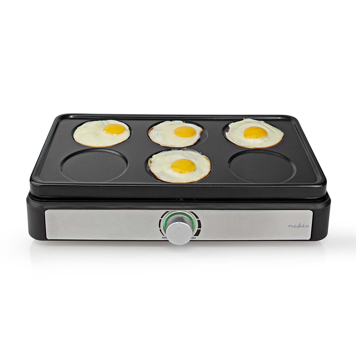 Party-Wok-Set | Grill | 6 Personen | Spatel | Zemperatureinstellungen | Antihaft-Beschichtung | Rechteck