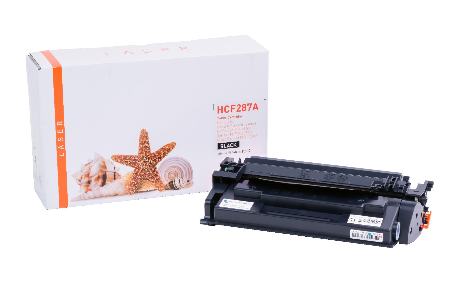 CF287A alternativ Toner black für HP / CF287A / 9.000 Seiten