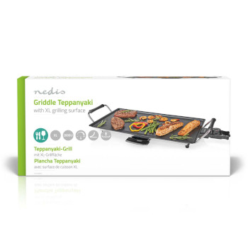 Teppanyaki-Tischgrill | Backfläche (L x B): 47.5 x 26.5 cm | 5 Wärmeeinstellungen