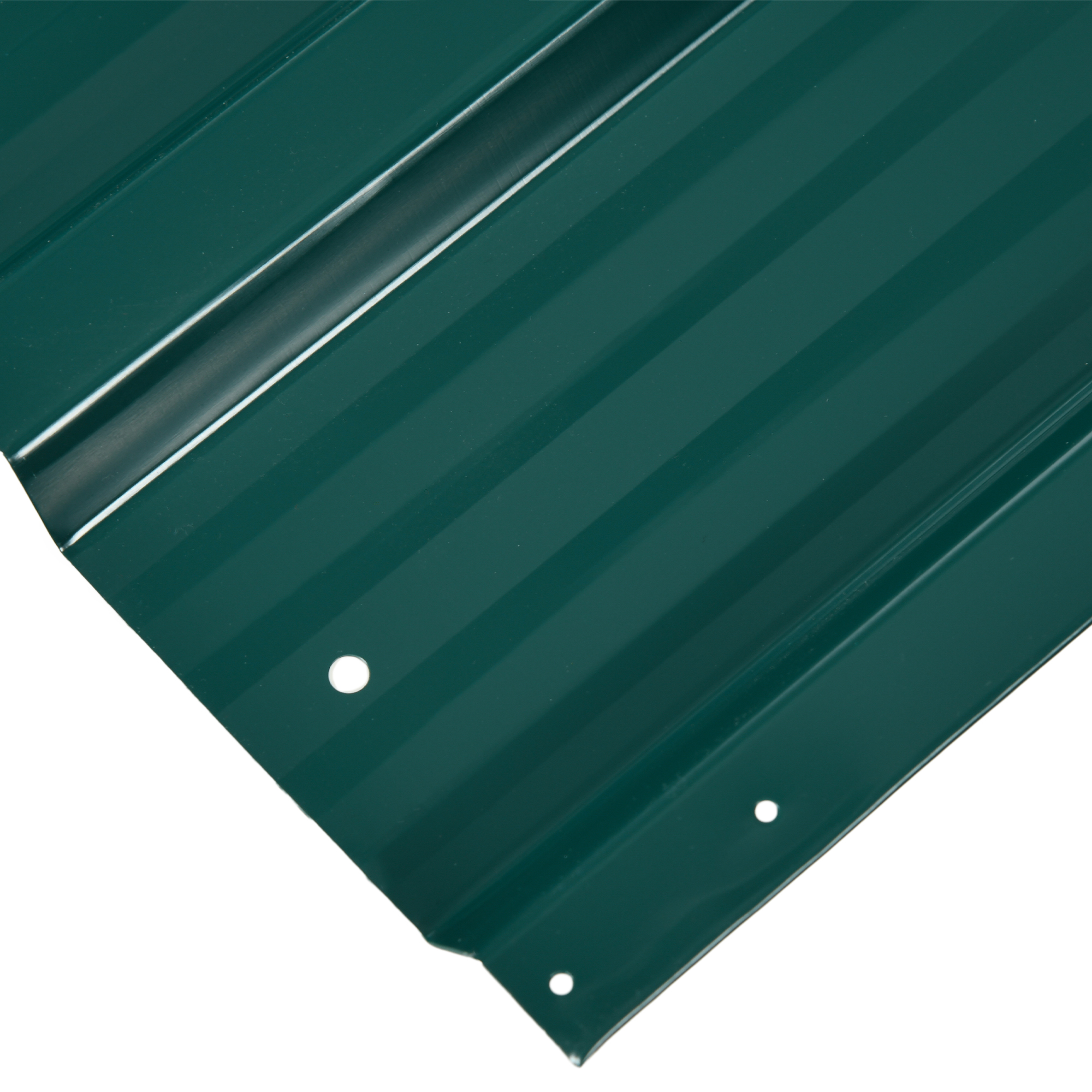 12 Stück Trapezblech 129x45cm 7m² Verzinkt Dachblech 0,25 mm Wetterfest Profilblech Grün