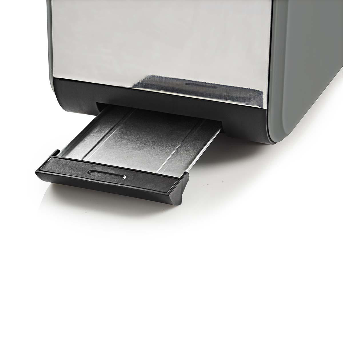 Toaster | Soft Touch Serie | 2 Brotscheiben | 2 Steckplätze | Bräunungsstufen: 6 | Auftaufunktion | Grau