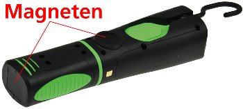 LED Stableuchte mit Akku "FlexiLED 300+", Ladeschale, Magnethalter, 3W, 250lm,IP44