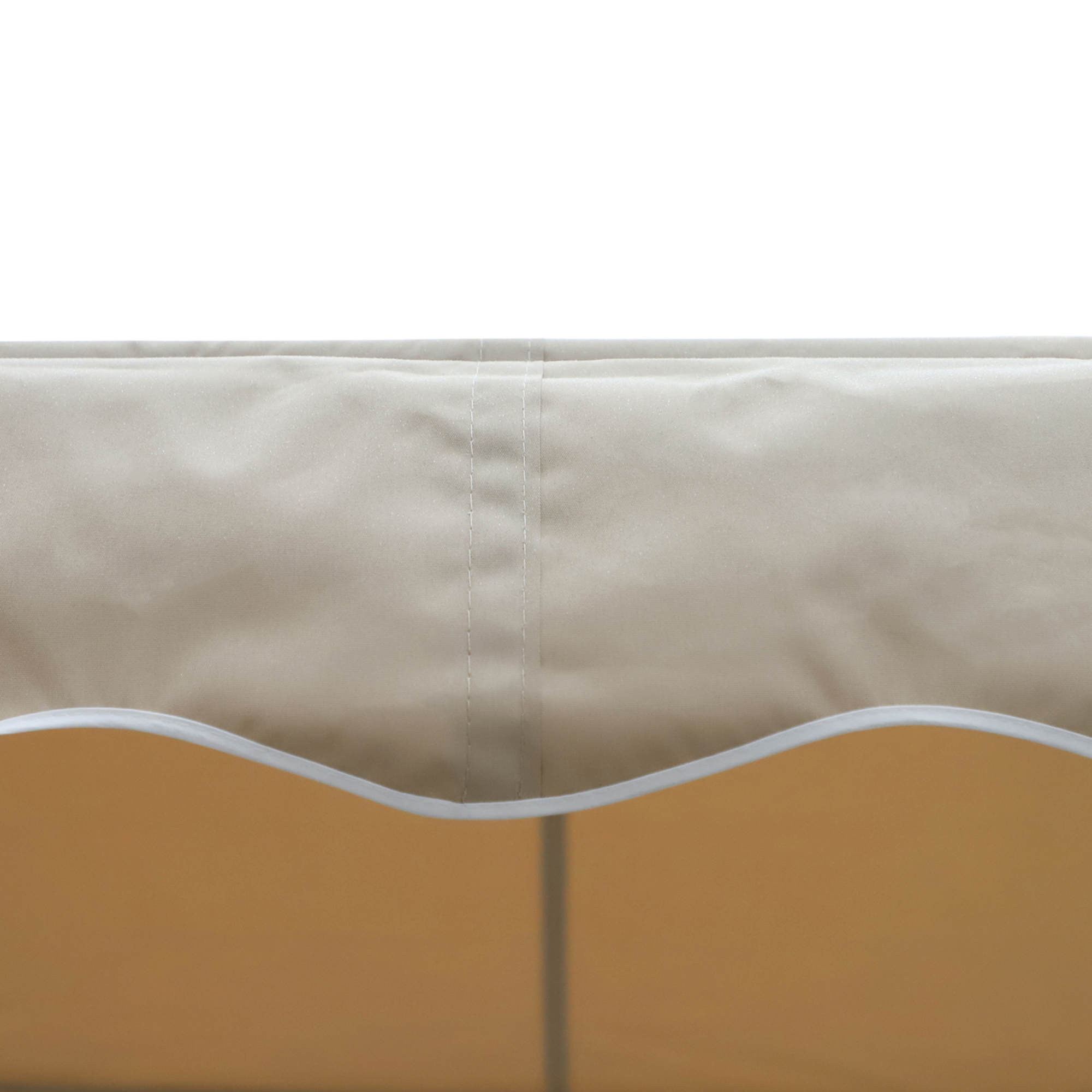 Standmarkise Gartenmarkise Markise mit Faltarm Kurbel Terrasse Creme 3x3m