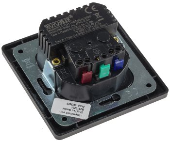 MILOS Schutzkontakt-Steckdose, anthrazit / 230V~/ 16A, Unterputz, USB-A/C PD 3.0