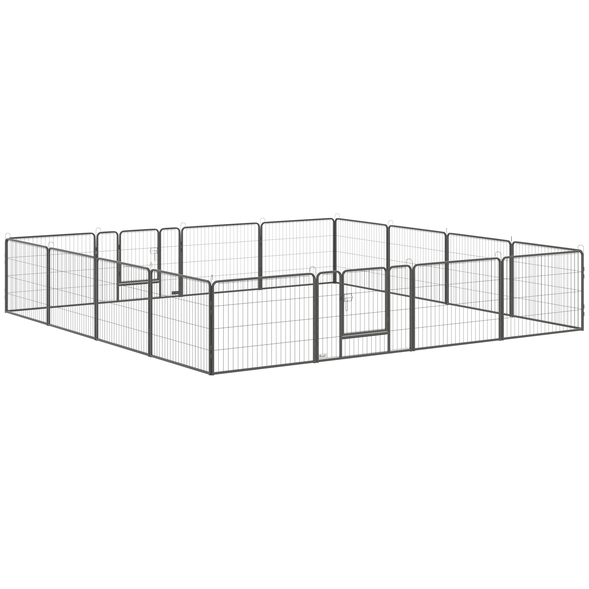 Welpenauslauf Freigehege 16 Segmente 60 cm Hoch Laufstall für Haustier welpengitter Zaun Laufgitter Laufstall Hundegehege Outdoor Gitter Welpen gestaltbar mit 2 Tür Stahl Grau Welpenauslauf Freigehege 16 Segmente 60 cm Hoch Laufstall für Haustier welpengitter Zaun Laufgitter Laufstall Hundegehege Outdoor Gitter Welpen gestaltbar mit 2 Tür Stahl Grau
