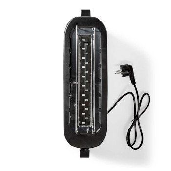 Toaster | 1 Langer Schlitz | Bräunungsstufen: 6 | Auftaufunktion | Aluminium