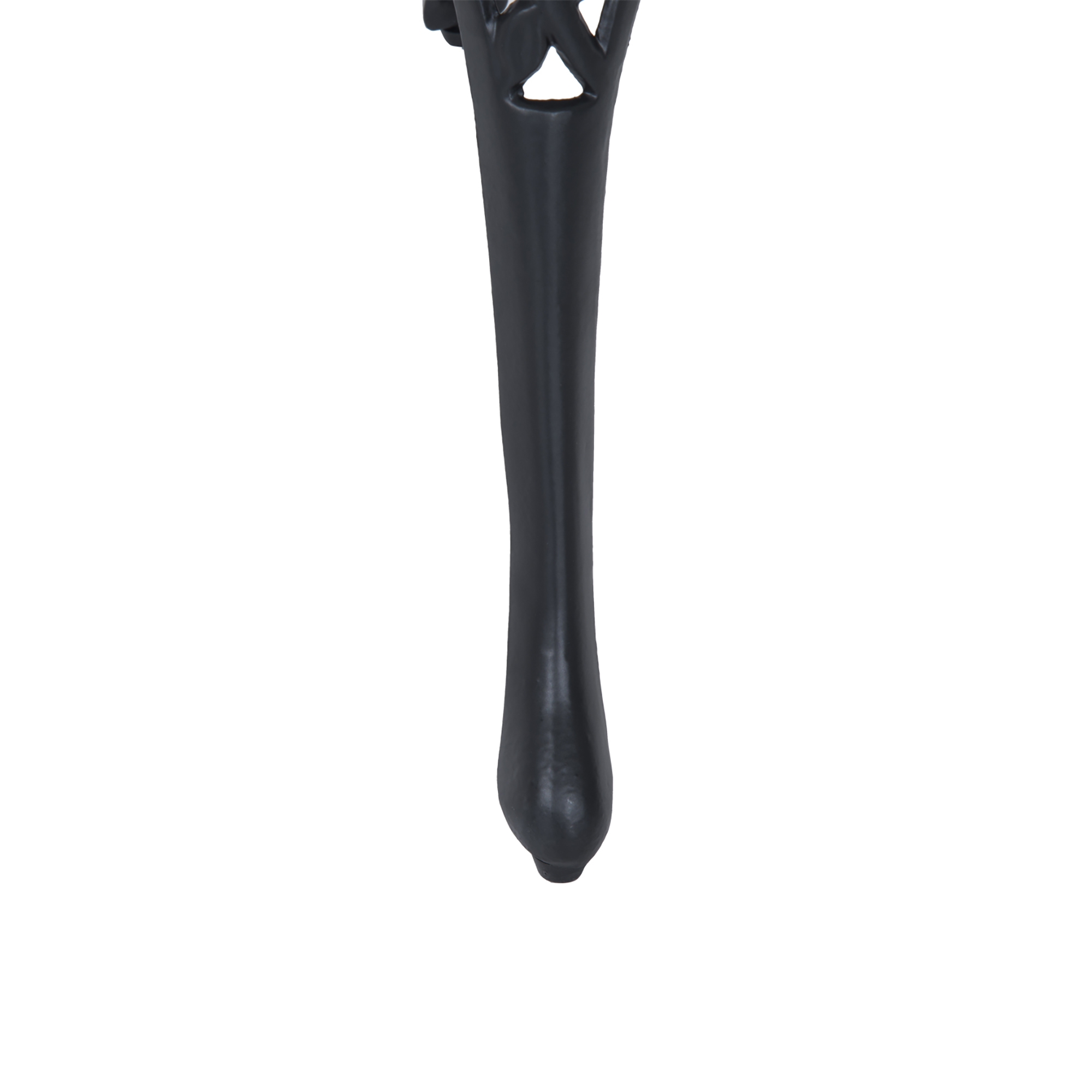 Bistroset für 2 Personen Balkonmöbel Set Bistrotisch mit 2 Stühlen Schwarz