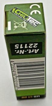 LED Stiftsockel G9, 8W, 880lm, 330°, 230V, 3000K, warmweiß