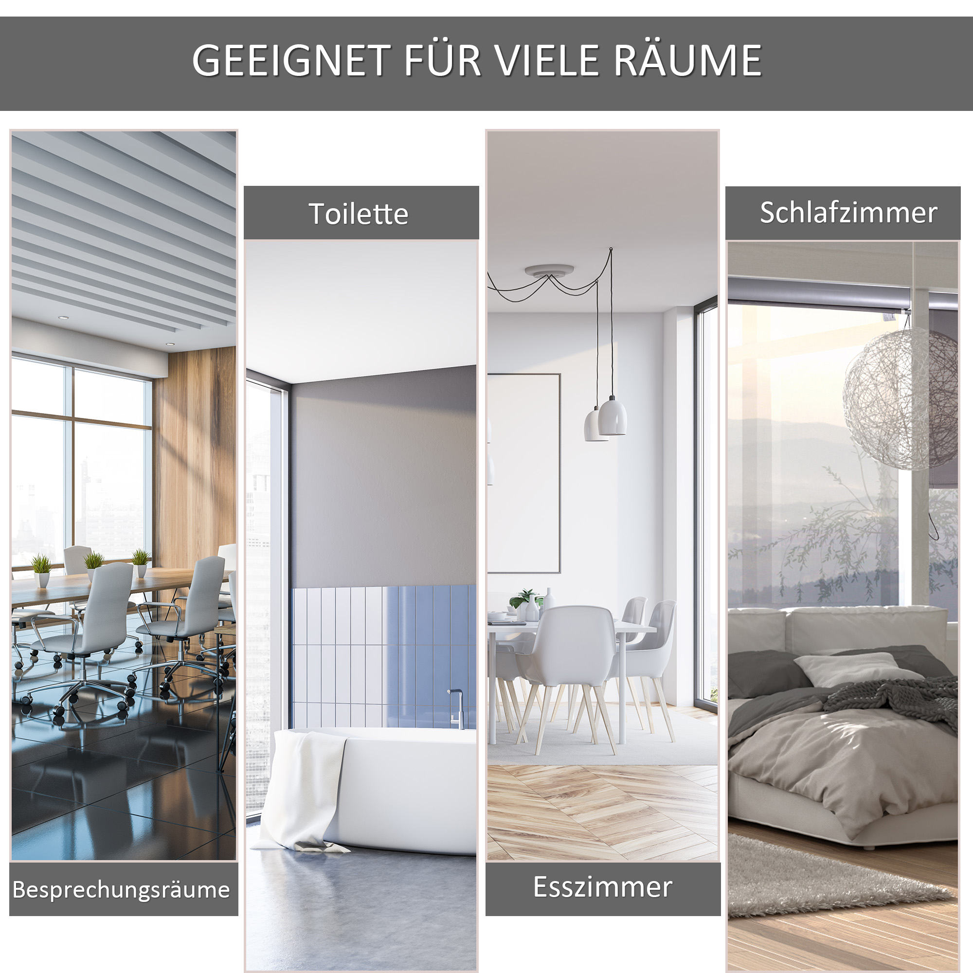 Senkrechtmarkise Balkonmarkise Vertikalmarkise Windschutz Seitenrollo Sichtschutz mit Handkurbel Polyesterstoff+Aluminium Cremeweiß 200 x 120 cm