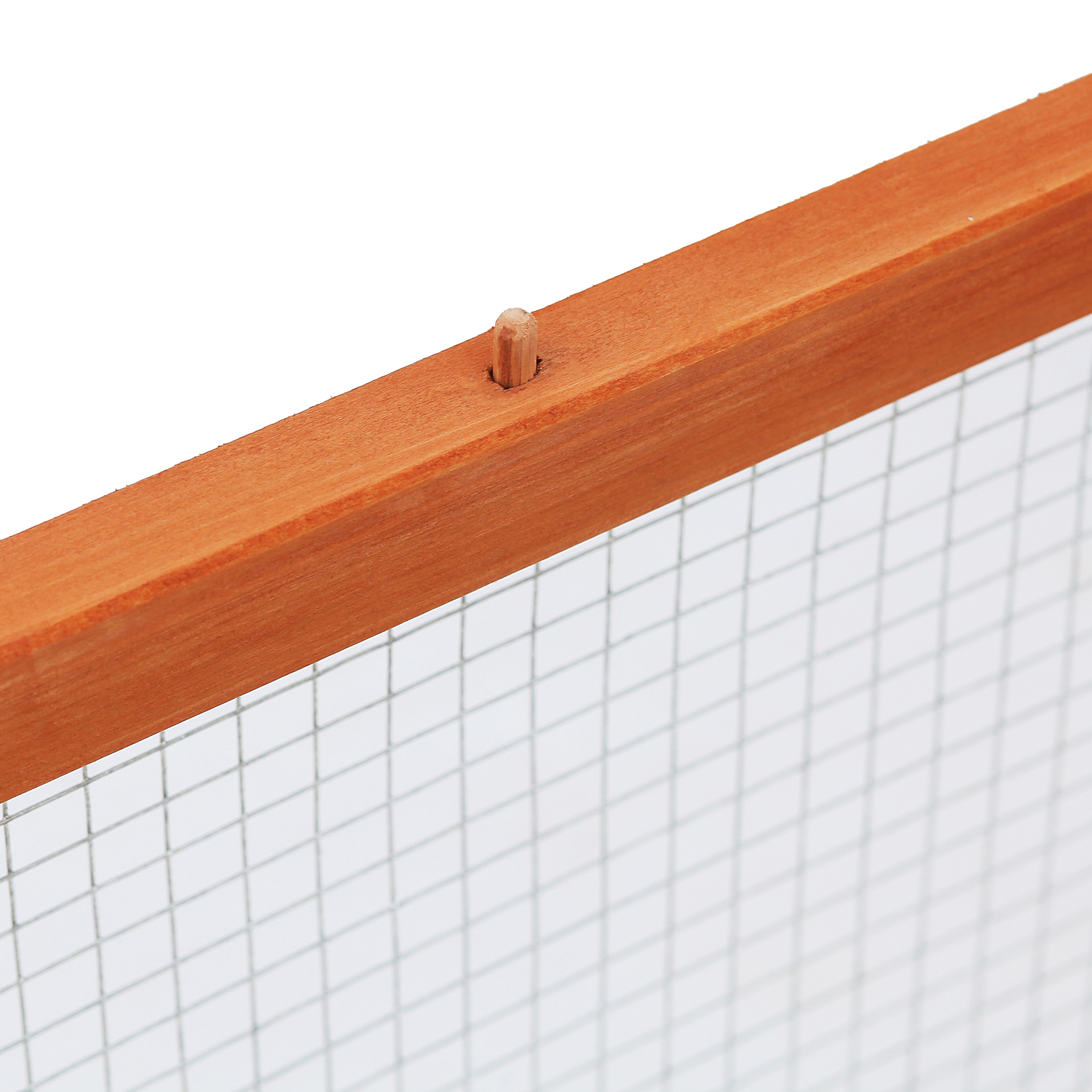 Hasenstall Kaninchenstall aus Holz Winterfest Kaninchenkäfig mit aufklappbar Dach 181x100x48 cm Kleintierstall Hasenkäfig für Kleintiere Kaninchen Meerschweinchen Indoor Outdoor Natur