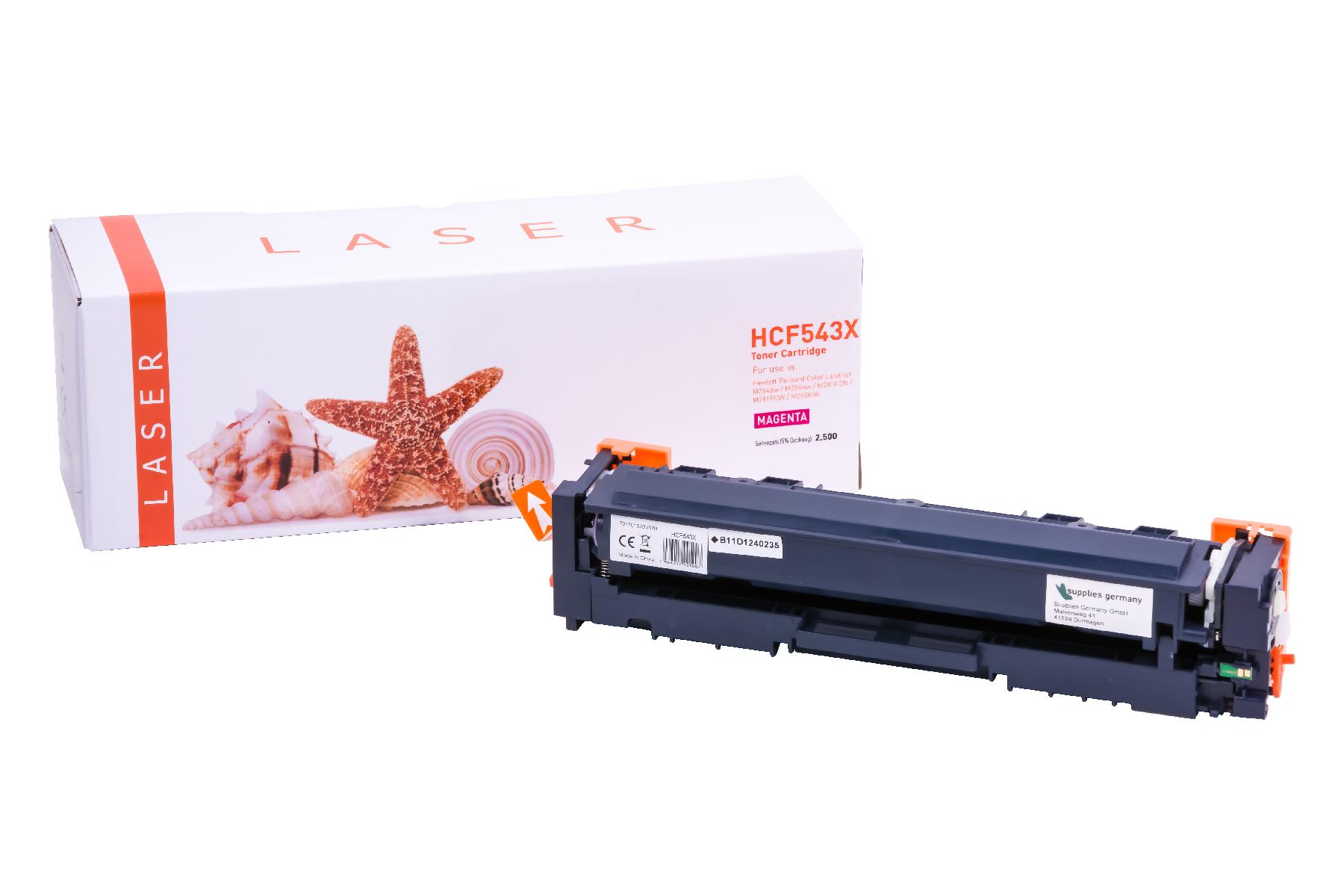 CF543X alternativ Toner magenta für HP / CF543X / 2.500 Seiten