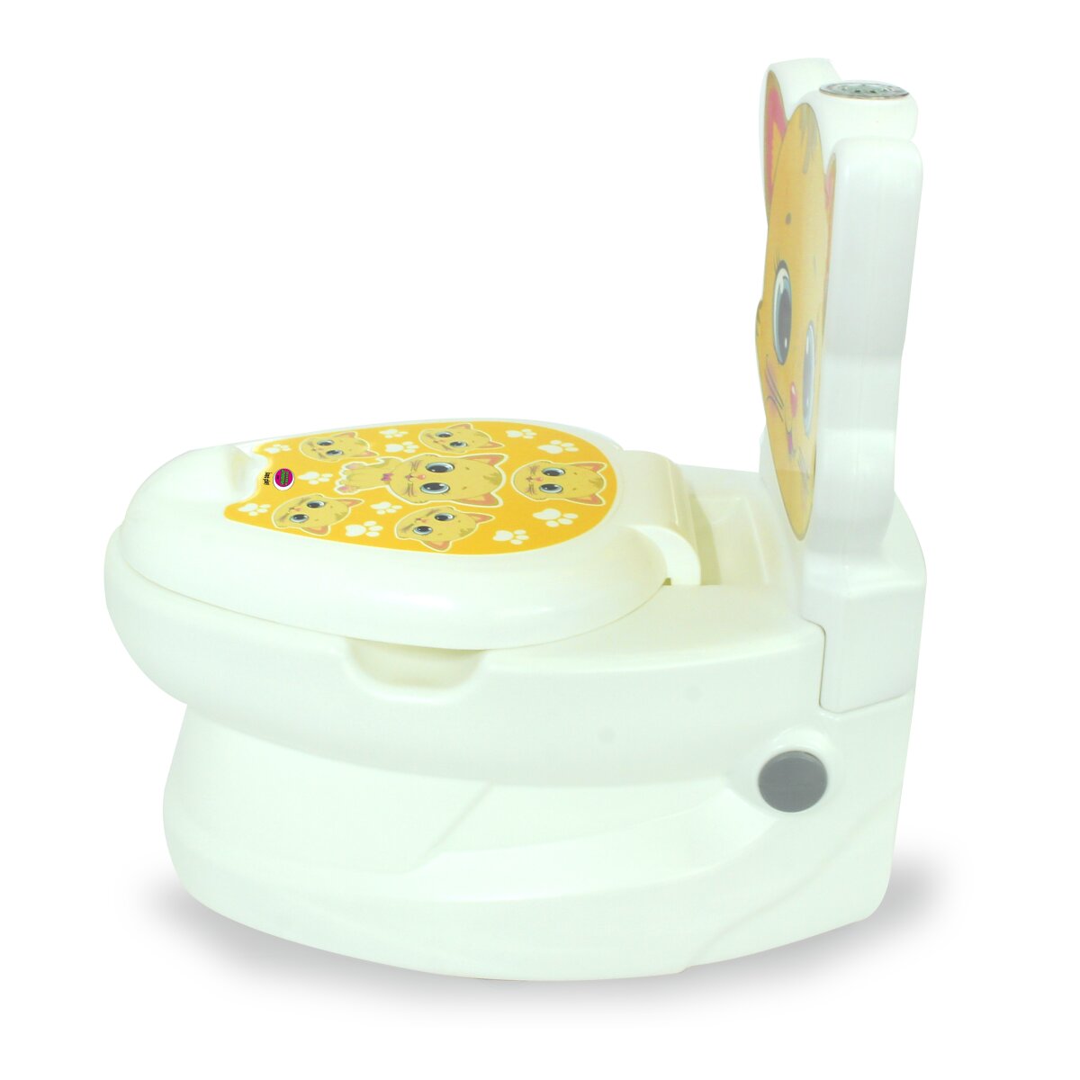 Meine kleine Toilette Katze mit Spülsound und Toilettenpapierhalter