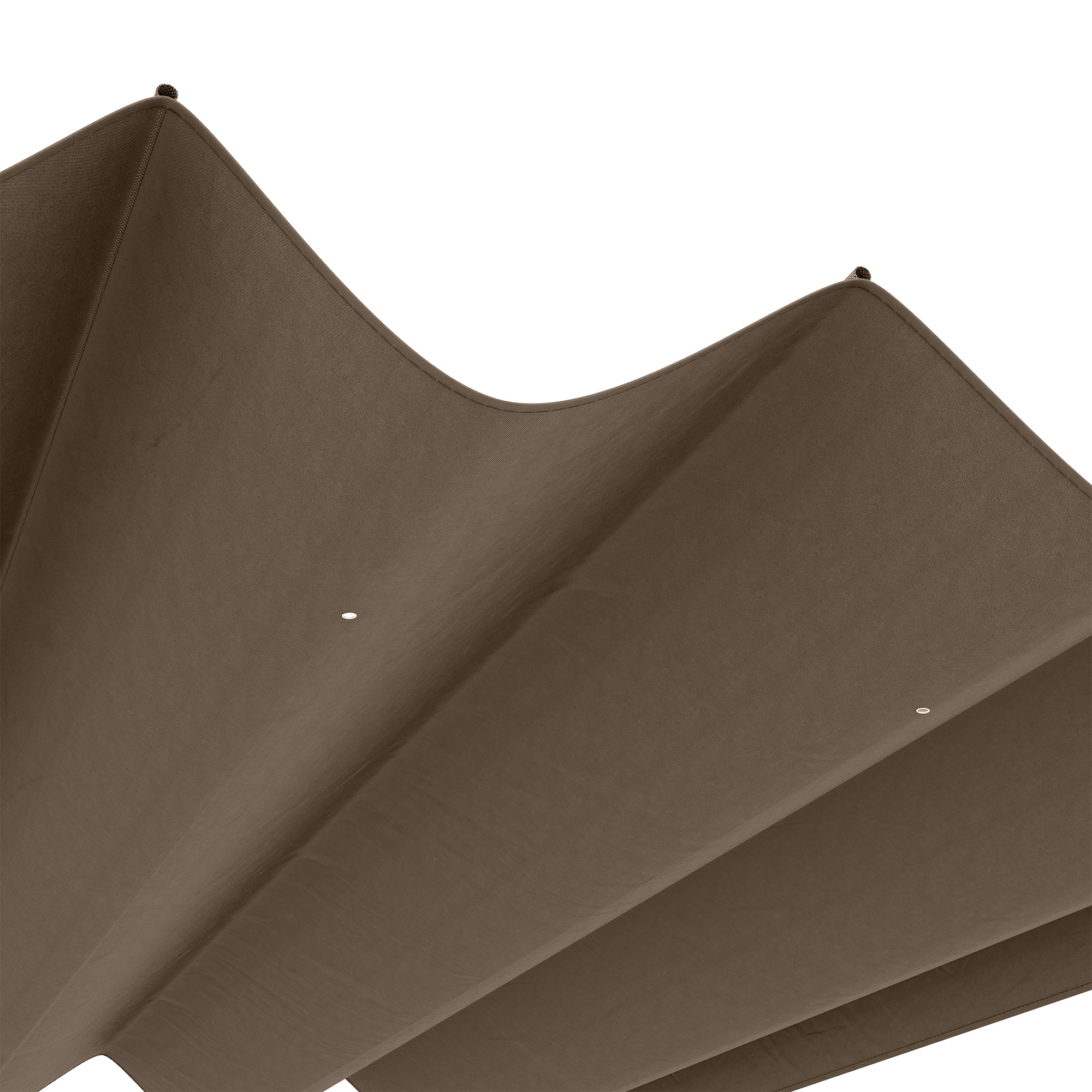 Ersatzdach für 2,85 x 2 m Gartenpavillon, ausziehbar, einfache Montage, Polyester, Kaffee