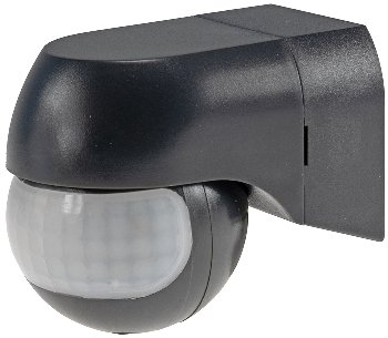 Aufputz Bewegungsmelder "CBM-Slim" 180°, LED geeignet, IP44, 1-800W, anthrazit
