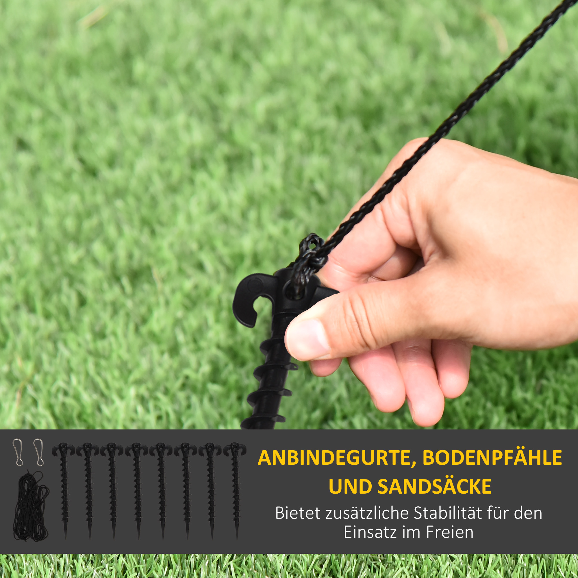 Großer Schneemann, 2,40 m, Weihnachtsdeko, mit LEDs, selbstaufblasend, Polyester