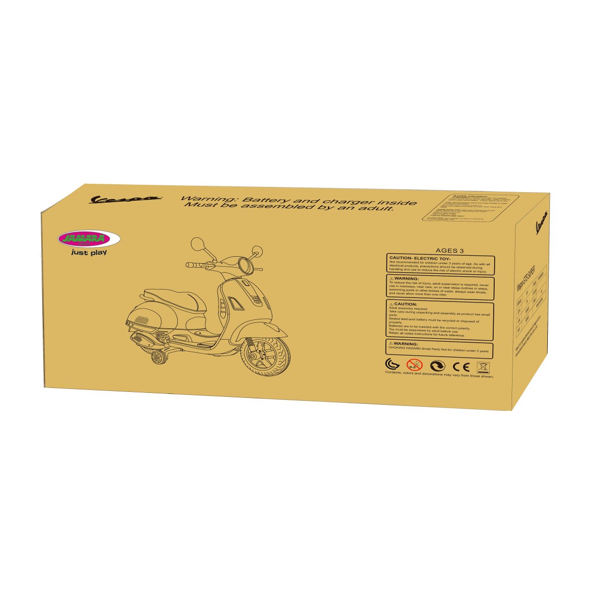 Kinderfahrzeug Vespa GTS 125 weiss