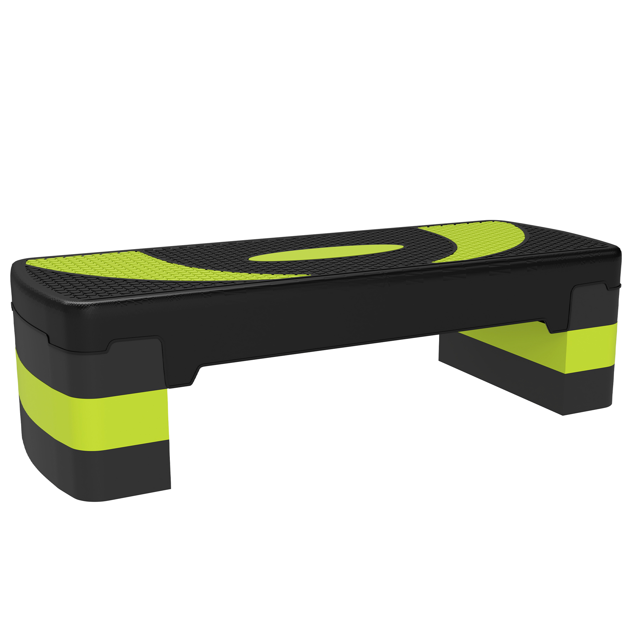 Aerobic-Stepper, höhenverstellbar, für Indoor und Outdoor, Belastbarkeit bis 150 kg, 80 x 31 x 10-20 cm, Grün Aerobic-Stepper, höhenverstellbar, für Indoor und Outdoor, Belastbarkeit bis 150 kg, 80 x 31 x 10-20 cm, Grün