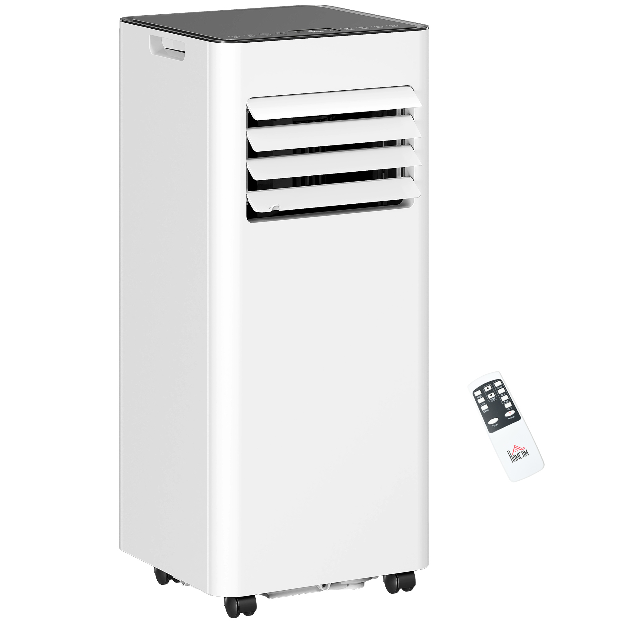 3-in-1 Klimaanlage, Ventilator mit LED-Anzeige, waschbarer Filter, Timer, Weiß