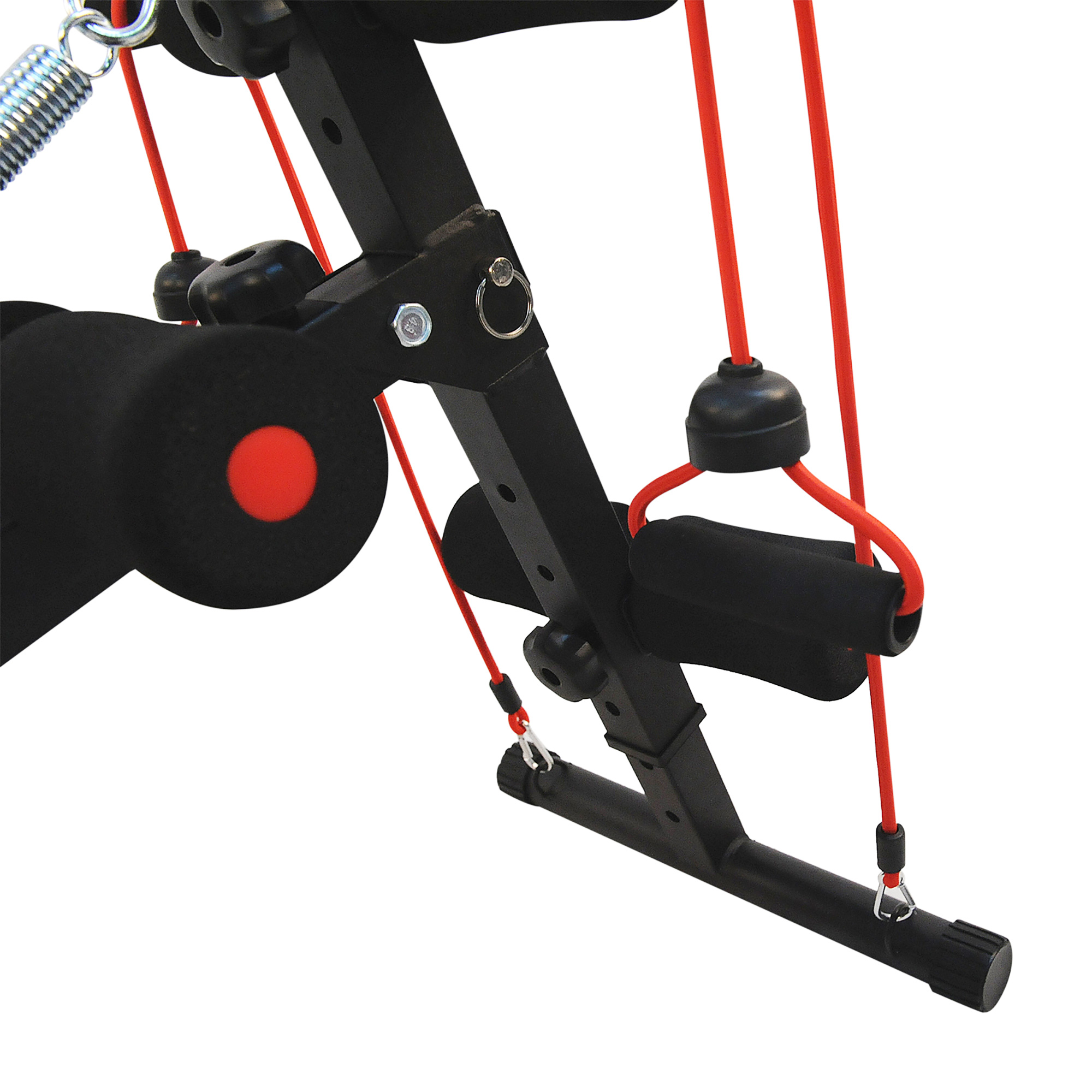 Sit Up Bank höhenverstellbar multifunktion Hantelbank mit 4/5-Fach Verstellbarer Beinfixierung, Trainingsbank für Ganzkörpertraining Flachbank Schrägbank Bauchtrainer & Rückentrainer