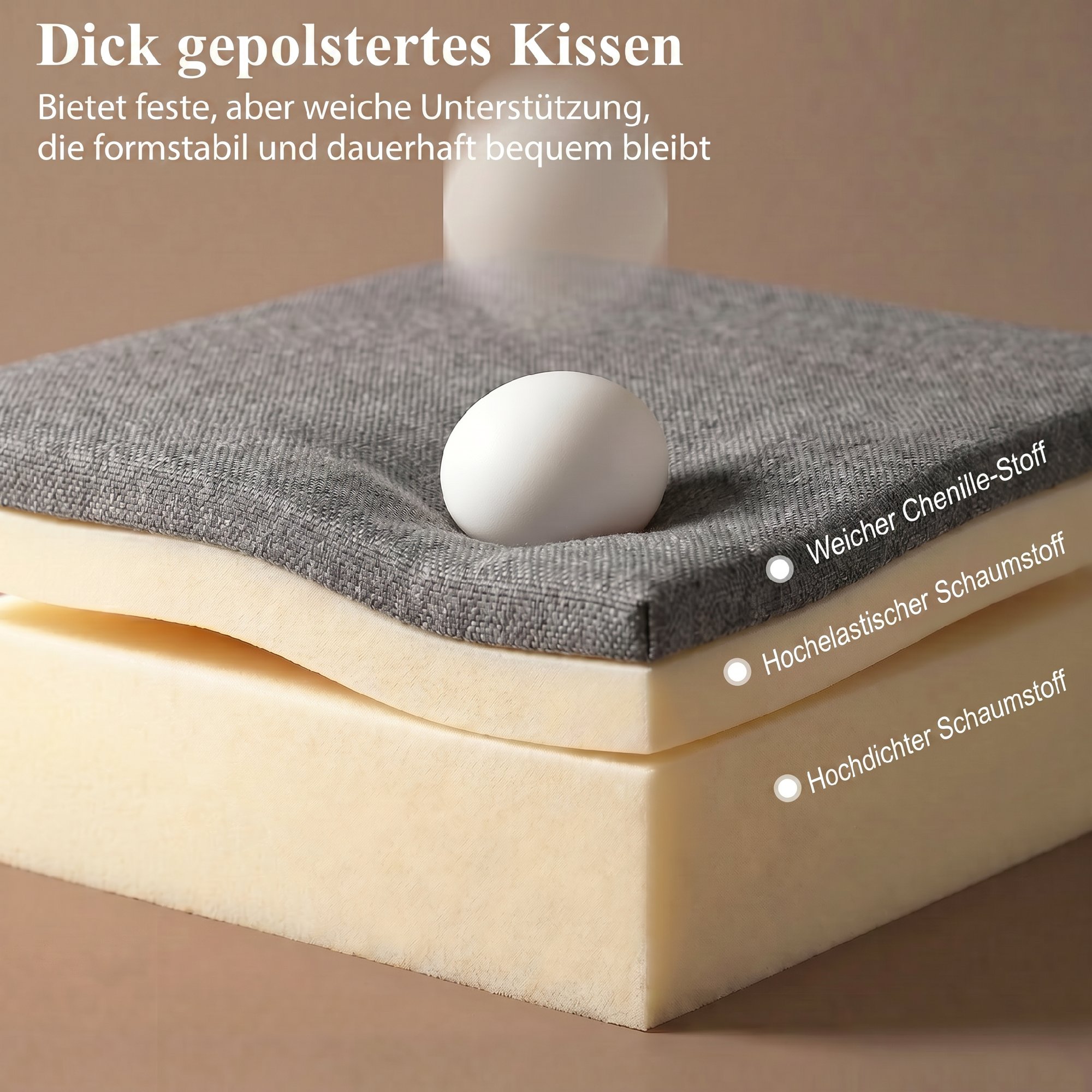 Schlafsessel 3 in 1 Klappbar Sessel mit Schlaffunktion, 186 x 60 cm Schlafsessel mit 5-stufig Verstellbarer Rückenlehne