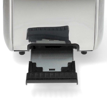 Toaster | 2 Lange Schlitze | Bräunungsstufen: 7 | Auftaufunktion | Aluminium / Silber