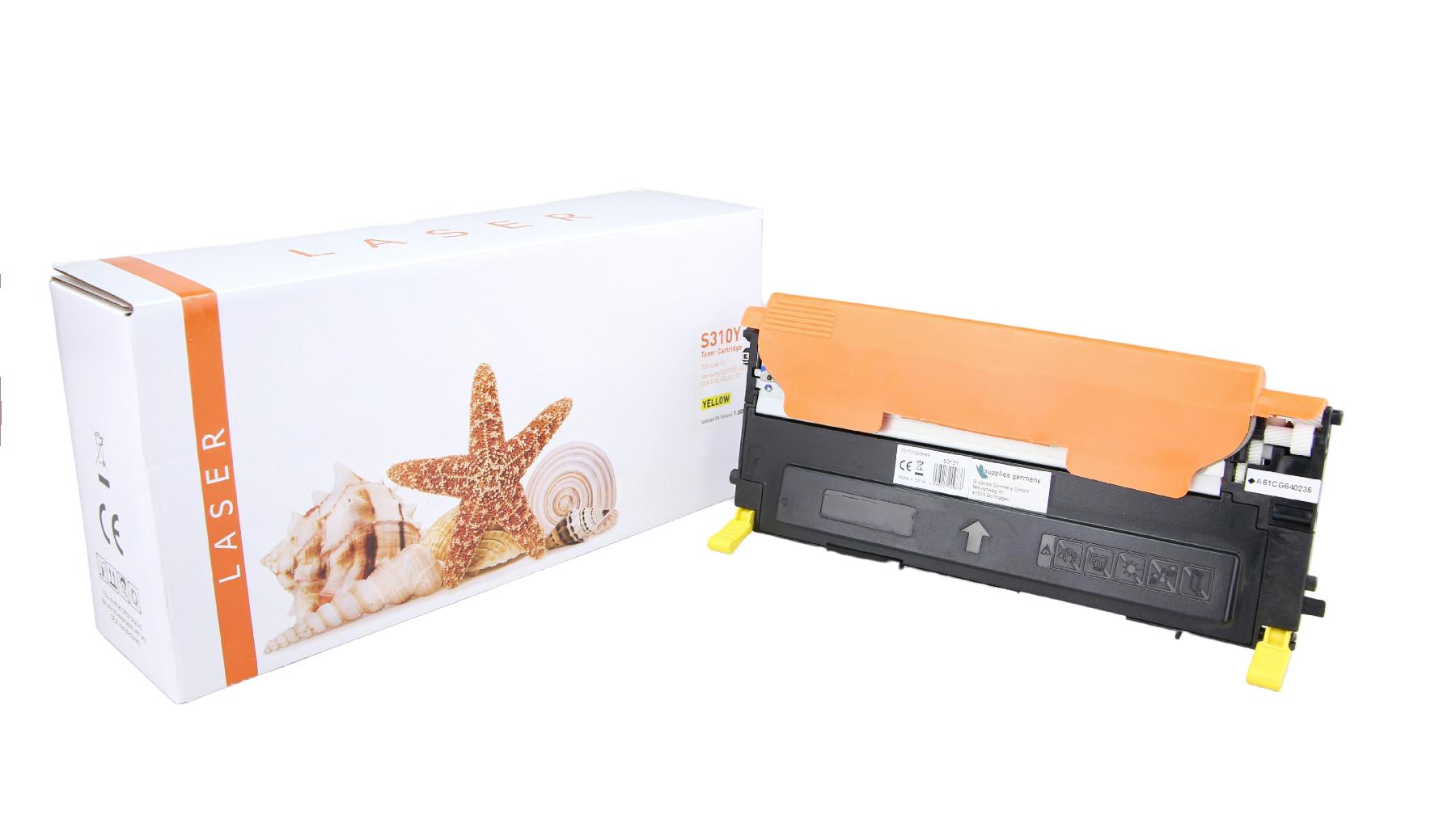 CLP310Y alternativ Toner yellow für Samsung  / CLTY4092S / 1.000 Seiten