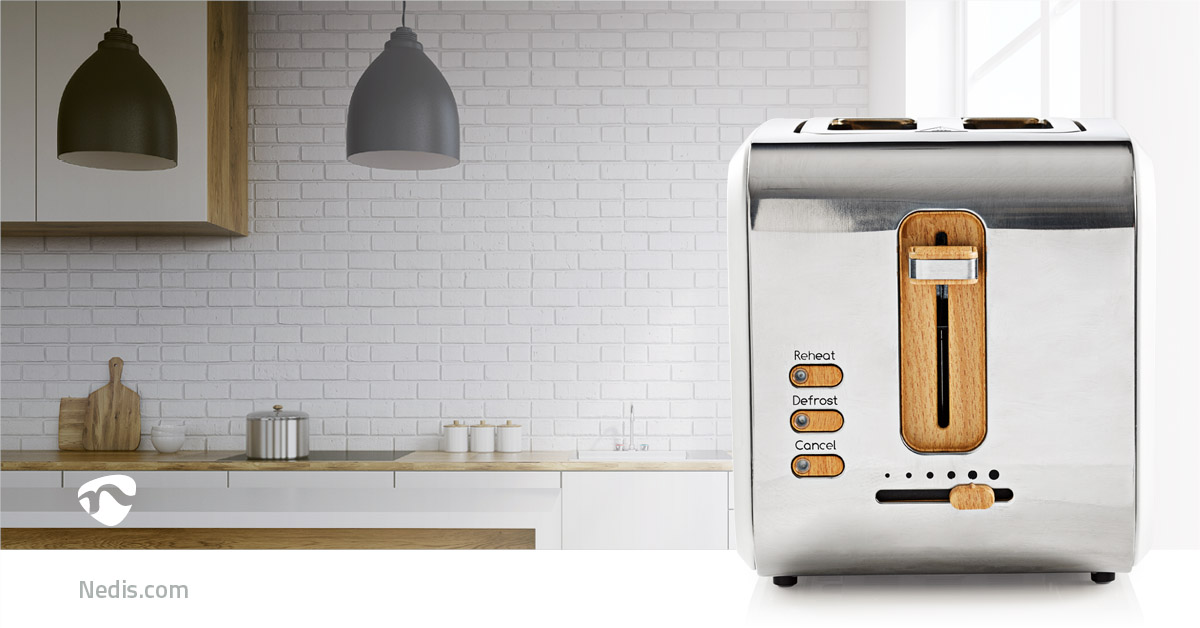 Toaster | Soft Touch Serie | 2 Brotscheiben | 2 Steckplätze | Bräunungsstufen: 6 | Auftaufunktion | Weiss