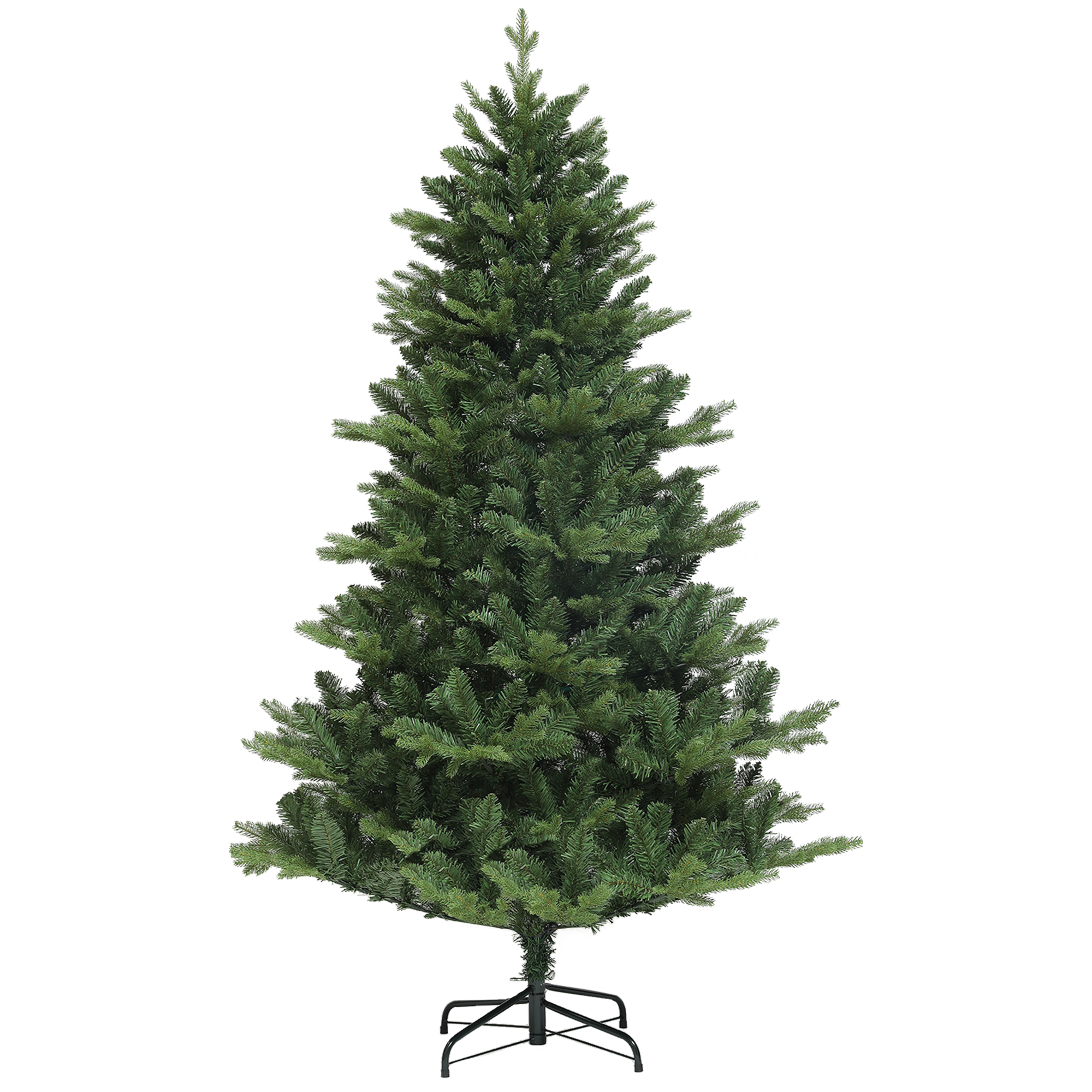 Weihnachtsbaum, Kunsttanne, naturgetreu, breit & üppig, 180 x ?105 cm, Grün
