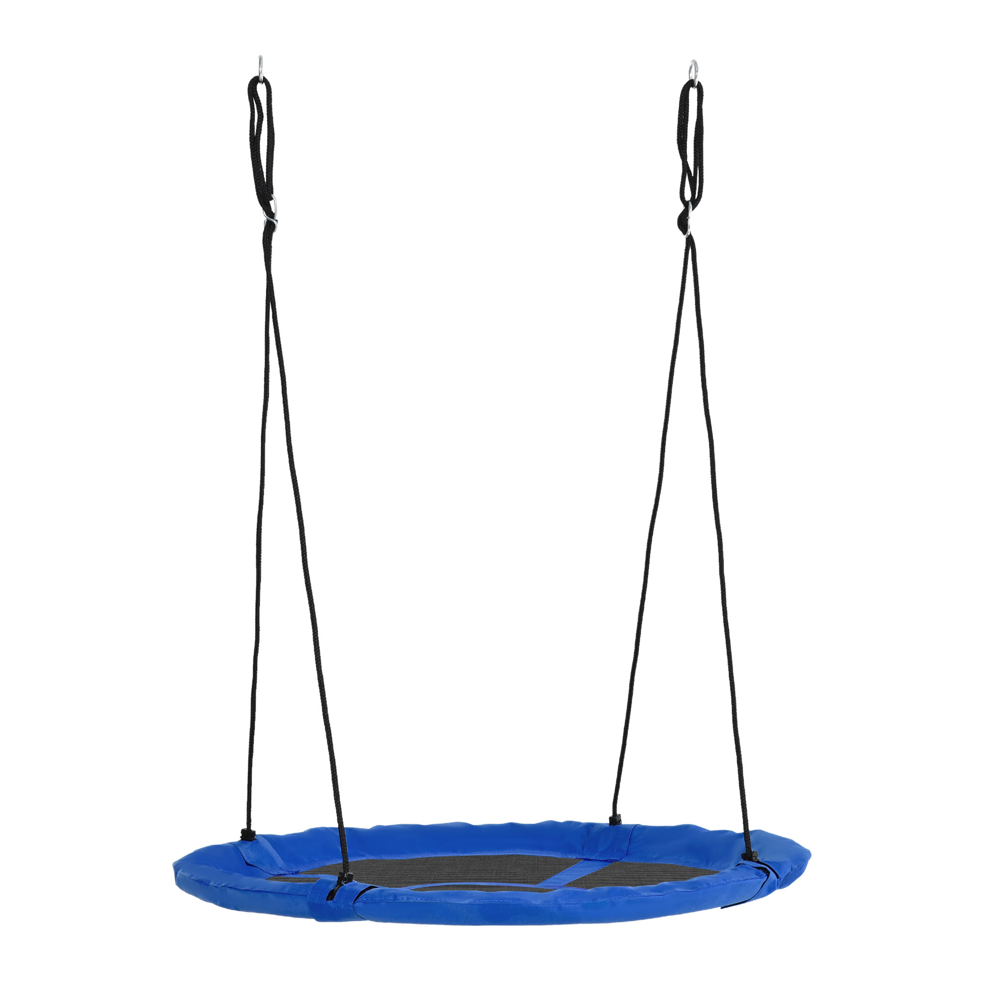 Nestschaukel, wetterfest, bis 100 kg, längenverstellbare Seile, ?110 cm, Blau Nestschaukel, wetterfest, bis 100 kg, längenverstellbare Seile, ?110 cm, Blau