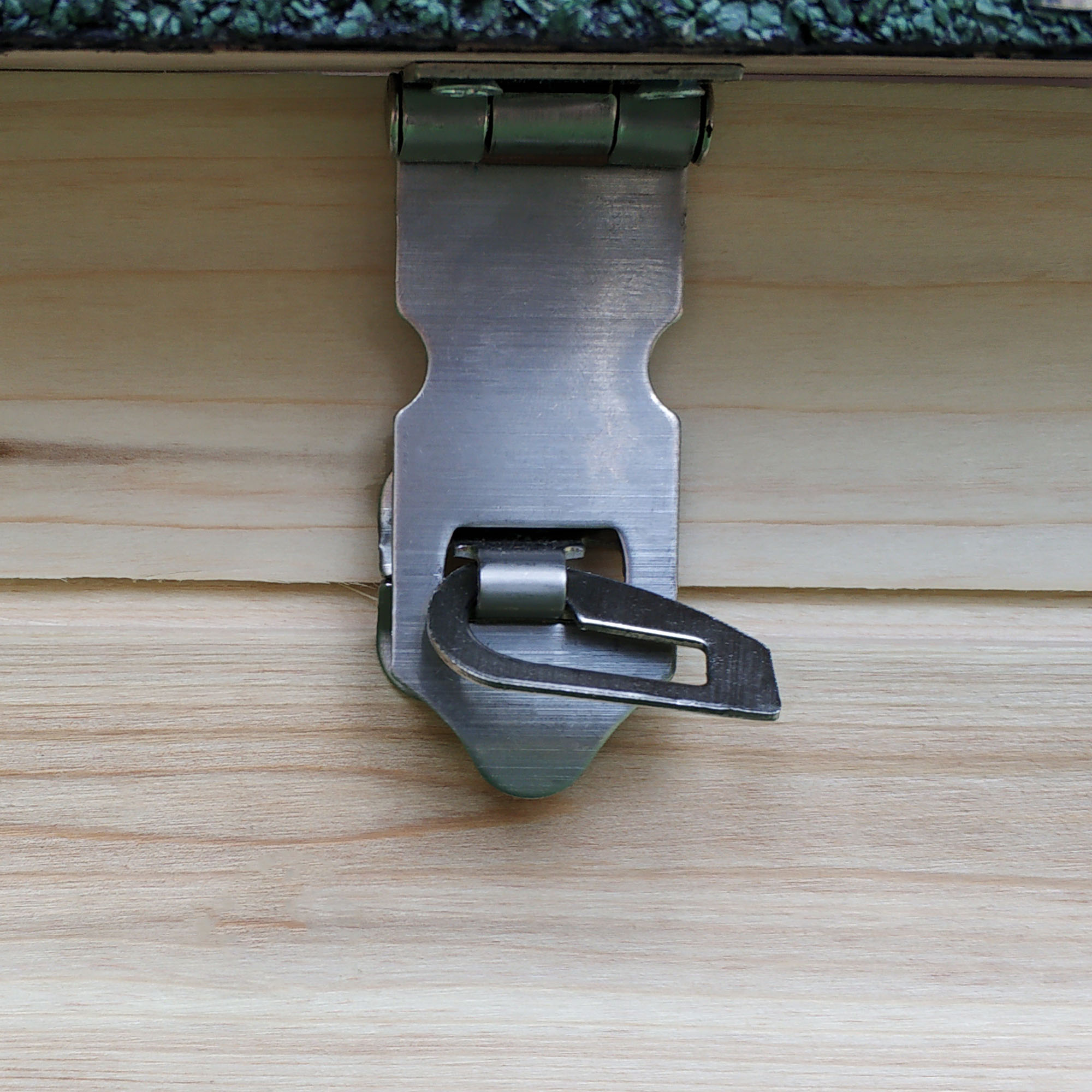 Hühnerstall für Zwerghühner 196 x 76 x 97 cm witterungsbeständig Hühnerhaus mit Nistkasten, Freilaufgehege Sitzstange, Kleintierstall aus Holz für 1-2 Hühner, Natur