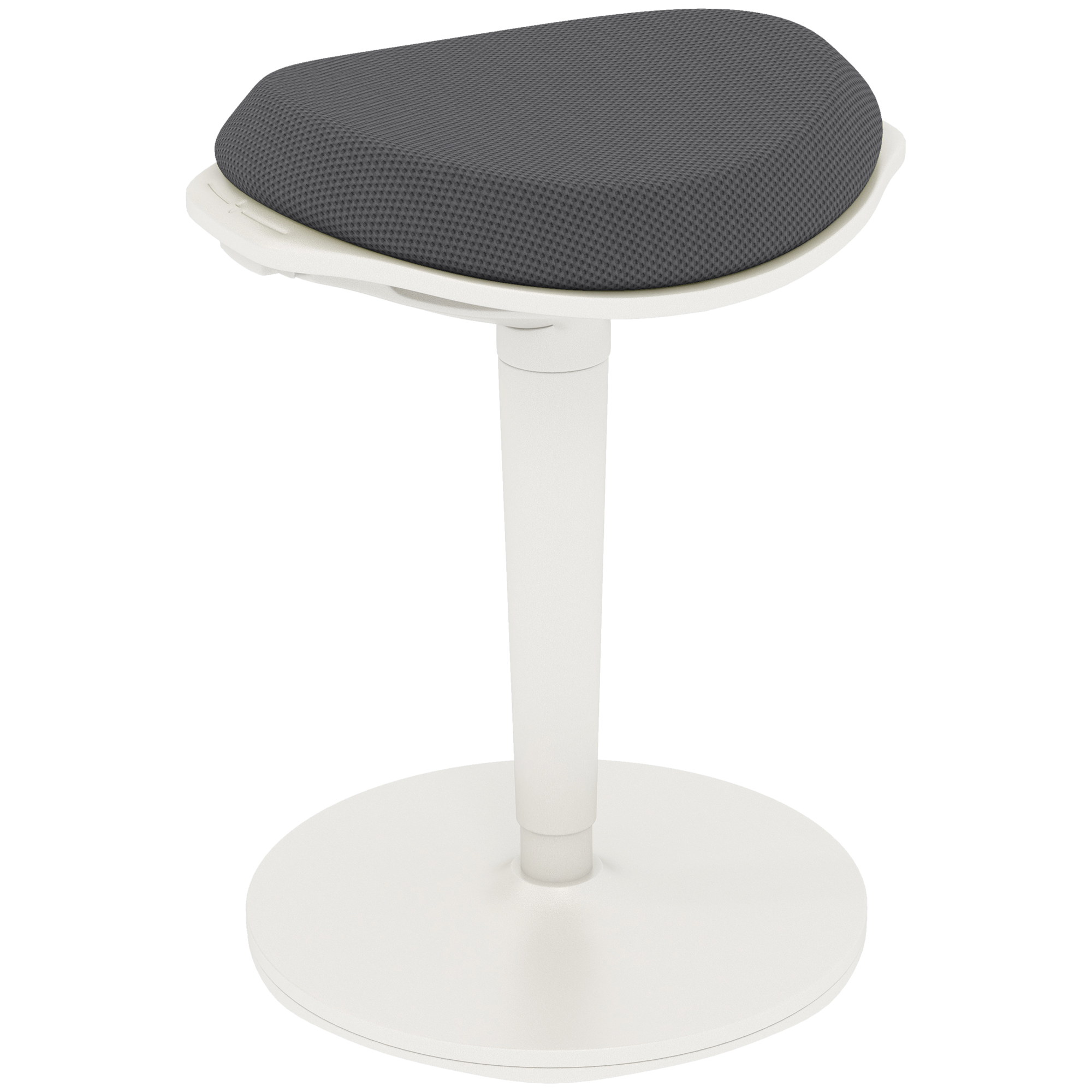 Bürohocker, ergonomischer Stehhocker, höhenverstellbar, bis 120 kg, 42,5 x 35,5 x 56,5-71,5 cm, Grau Bürohocker, ergonomischer Stehhocker, höhenverstellbar, bis 120 kg, 42,5 x 35,5 x 56,5-71,5 cm, Grau