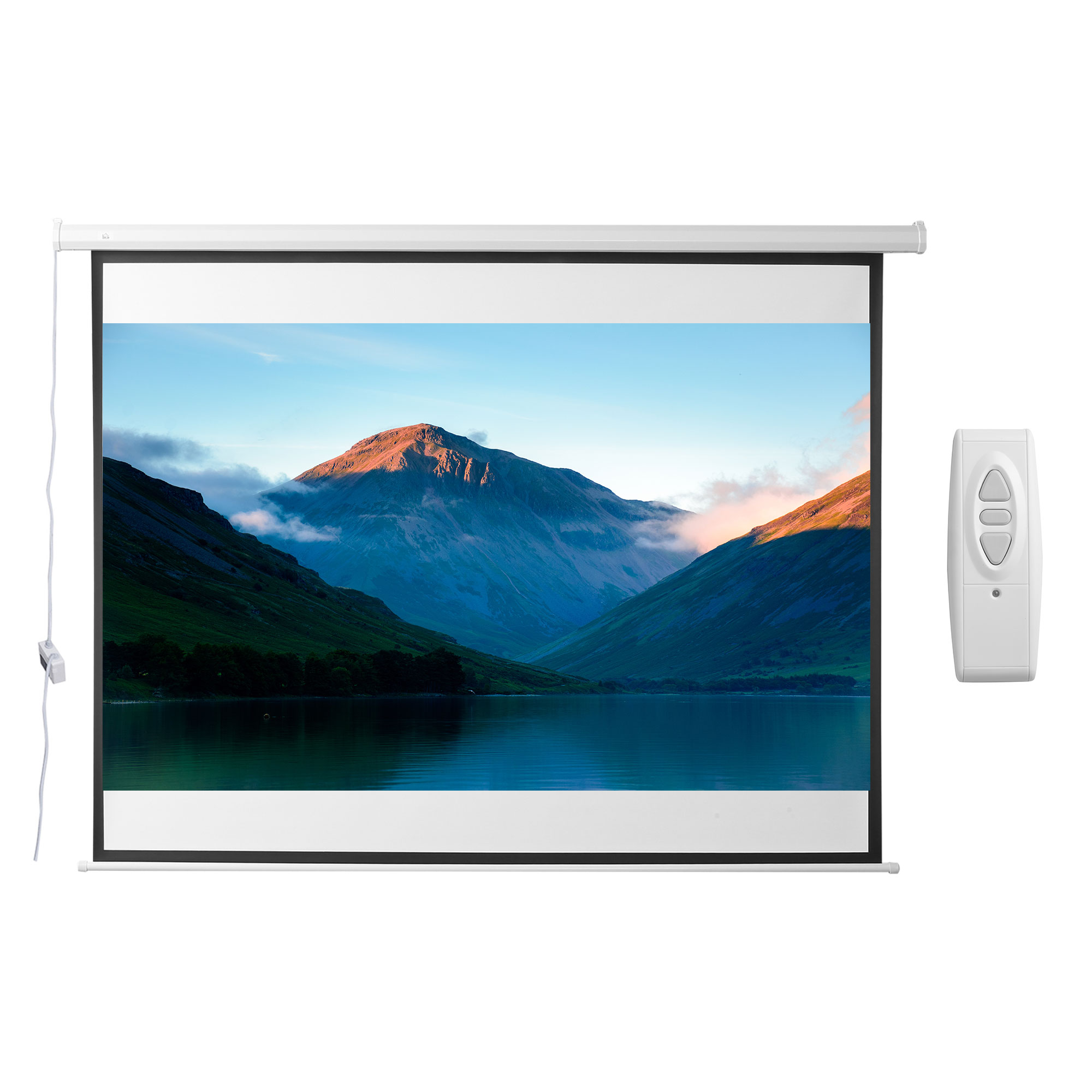 Beamer-Leinwand, Projektionsleinwand, 100 Zoll, 4:3, 203x152 cm, Weiß Beamer-Leinwand, Projektionsleinwand, 100 Zoll, 4:3, 203x152 cm, Weiß