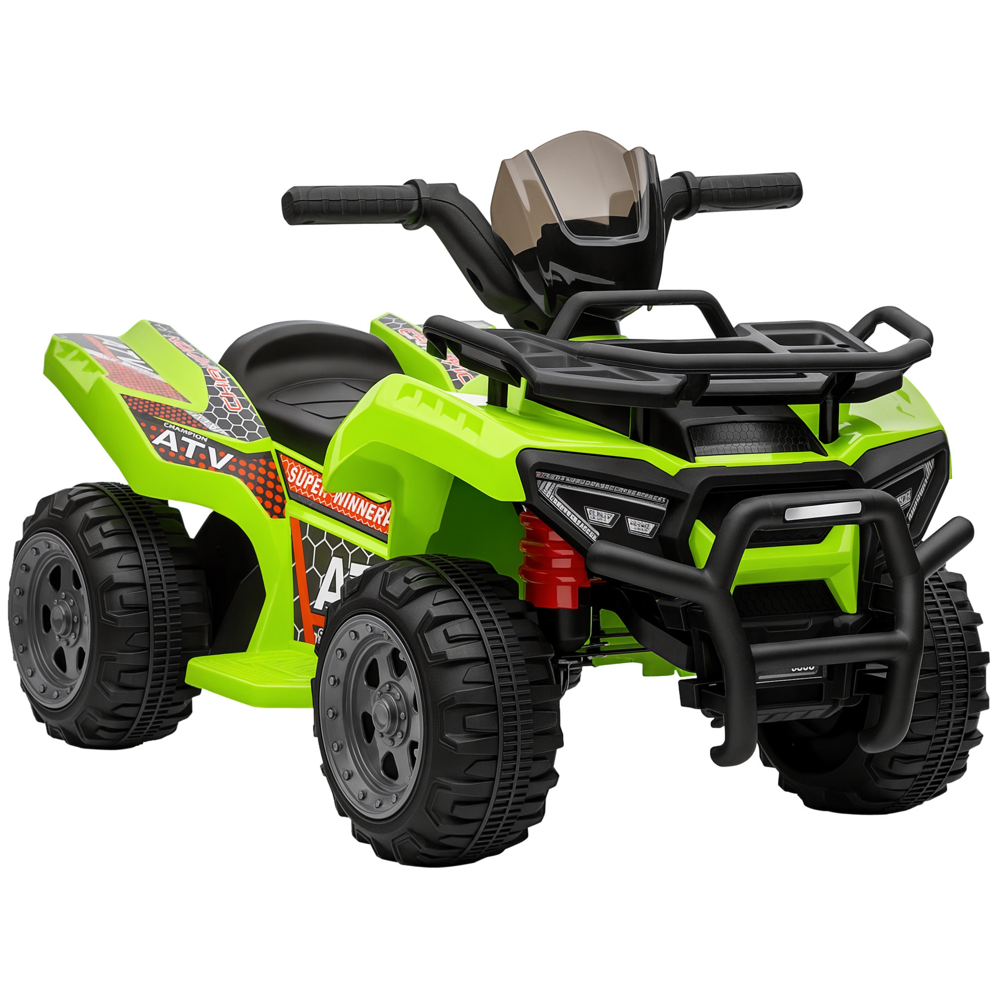 Kinderquad 6V Kinderquad mit Vorwärtsfunktion, Musik, Elektro-Quad für Kinder 1,5-3 Jahre Grün Kinderquad 6V Kinderquad mit Vorwärtsfunktion, Musik, Elektro-Quad für Kinder 1,5-3 Jahre Grün