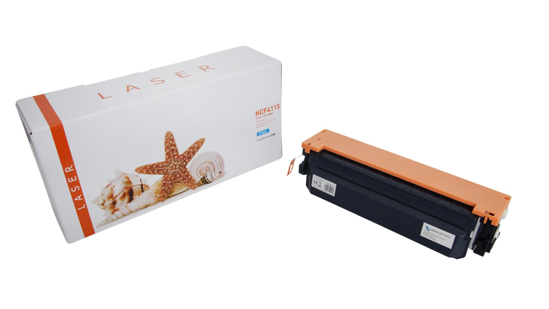 CF411X alternativ Toner Cyan für HP / CF411X / 5.000 Seiten CF411X alternativ Toner Cyan für HP / CF411X / 5.000 Seiten
